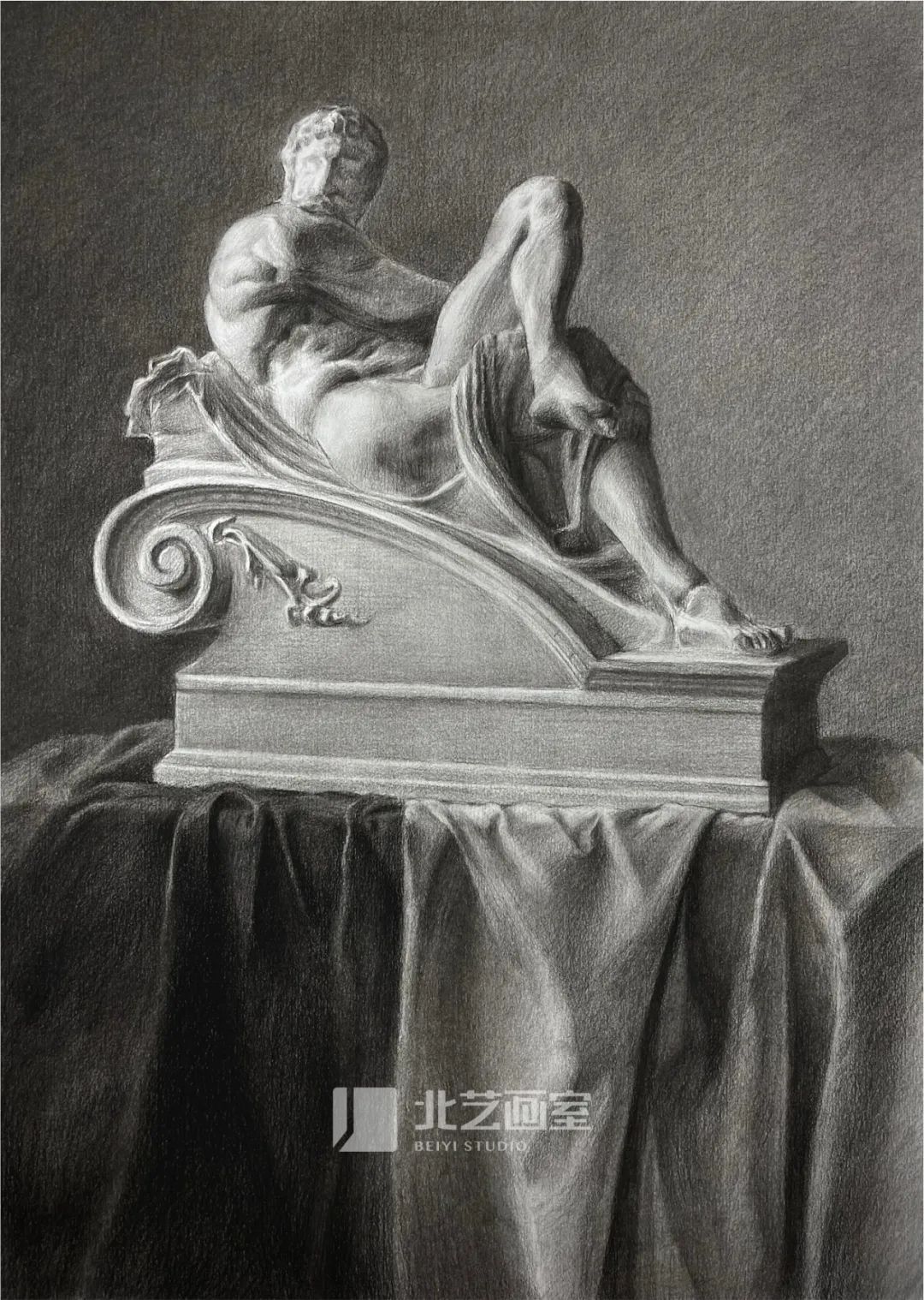 k8凯发(中国)天生赢家·一触即发2023届学员素描静物写生作品（六）