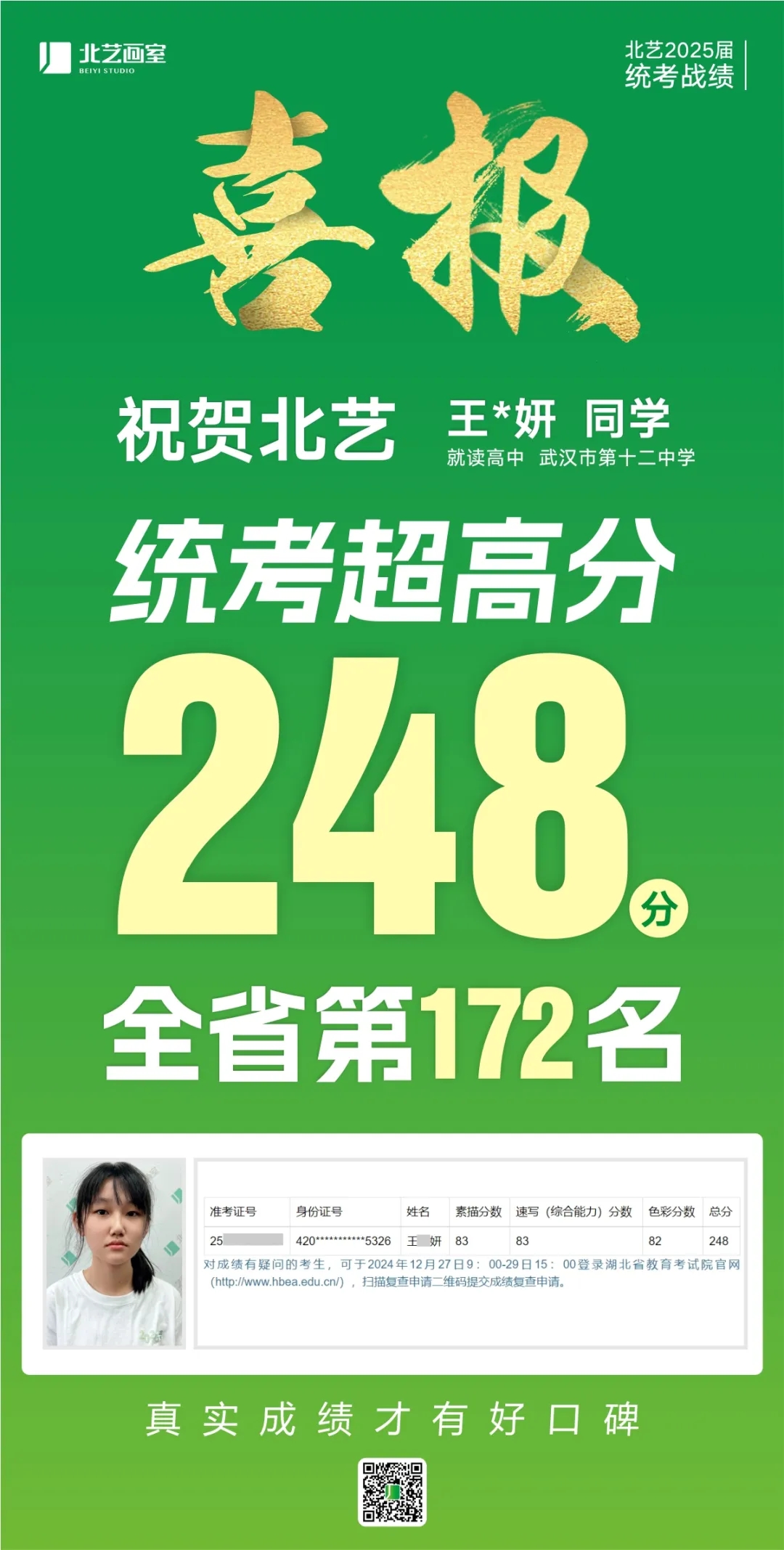 武汉k8凯发(中国)天生赢家·一触即发2025届美术统考成绩