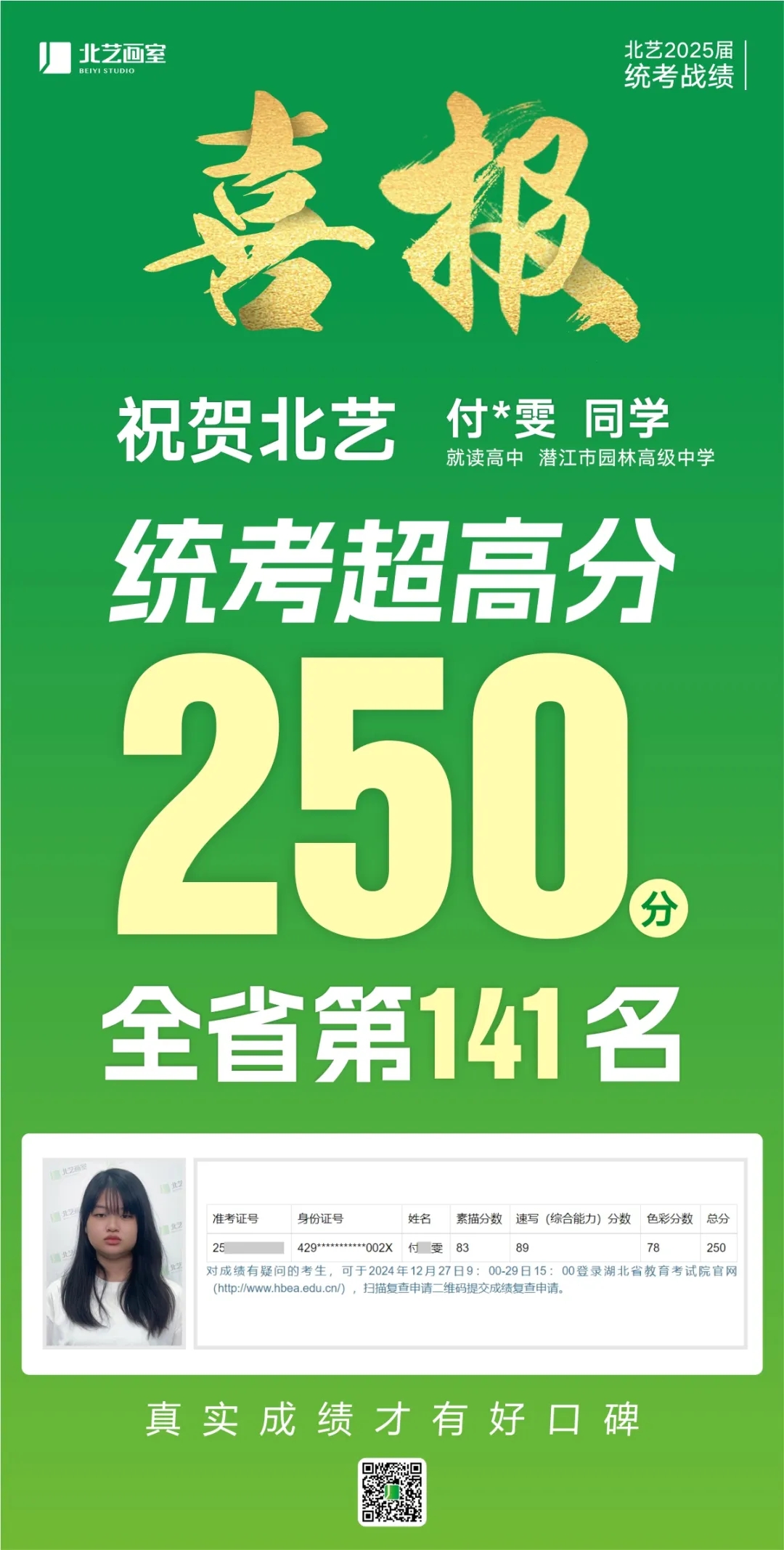 武汉k8凯发(中国)天生赢家·一触即发2025届美术统考成绩
